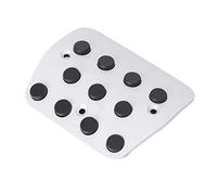 DFFHW Copertura protettiva antiscivolo for pedale automatico/acceleratore/freno for il lato conducente dei modelli Ma&zda 6 2014-2015, cromata.