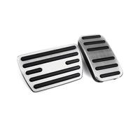 DFFHW Copripedali antiscivolo adatti per pedale del freno e dell'acceleratore GAS, adatti per Civic, adatti per Accord, adatti per Odyssey, adatti per accessori Pilot, argento