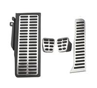 DFFHW Copripedali for modelli Vo&lkswagen Passat B6, R36, Line e B7 CC con guida a sinistra, inclusi pedali dell'acceleratore, del freno e di riposo, con pedale di riposo (cambio manuale).