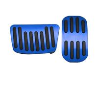 DFFHW Copripedali per auto per Toy&ota, Corolla, Cross, XG10 2021, 2022, 2023, per auto ibride, pedale dell'acceleratore, poggiapiedi, copripedali antiscivolo, accessori per pedali auto (2 pezzi blu)