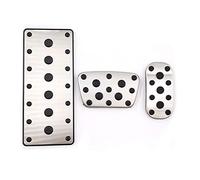 DFFHW Copripedali per auto per Toy&ota Land Cruiser 2010-2020 2021 2022 Pedali per auto Acceleratore Freno Nessuna foratura Pedali per auto (3 pezzi)