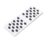 DFFHW Kit di copertura per pedali dell'acceleratore, del carburante, del freno e del poggiapiedi antiscivolo Cnonee1 per Subester 2009-2012, Impreza 2008-2012, cromati