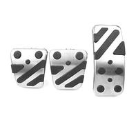 DFFHW Kit di pedali antiscivolo manuali for auto for modelli Mi&tsubishi Outlander ASX e Lancer EX con guida a sinistra, cromati.