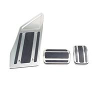 DFFHW Pedali per auto compatibili con Peugeot 3008 5008/GT 2017 2018 2019 LHD in acciaio inossidabile AT accessori per la copertura del pedale del freno a gas (AT 2 pezzi) (AT 3 pezzi)