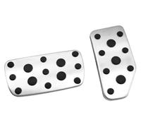 DFFHW Per Subaru Crosstrek 2021-2024 Set di copripedali freno e acceleratore antiscivolo in lega di alluminio Accessori per auto (pedale poggiapiedi 1 pz) (a 2 pz)