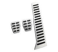 DFFHW Per Volkswagen Passat B6 2005-2015 Set di copripedali antiscivolo in alluminio per lega: pastiglie freno acceleratore frizione (2 m) (1 m)