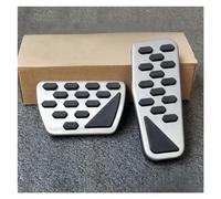 DFFHW Tappetino antiscivolo for pedali freno Jeep, Wrangler e JL 2018-2021, realizzato in acciaio inossidabile, con coperture protettive for i pedali dell'acceleratore e del freno.