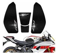 DFFMQSJ Adesivi per Protezione Serbatoio Carburante Laterale per Moto Decalcomania Antiscivolo Grip Ginocchio Gas Traction Pad Tankpad Compatibile con Yamaha YZF R7 YZFR7 R7 2022 2023, (Gray)
