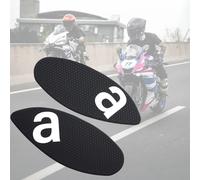 DFFMQSJ Compatibile con Aprilia RS660 TUONO660 20-21 Universale Moto Laterale Serbatoio Pad Paraserbatoio Adesivi Adesivi Antiscivolo Gas Ginocchio Grip Trazione Pad per Uomo Donna, Nero, 2 Pezzi