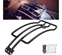 DFFMQSJ Compatibile con BMW R18 portapacchi posteriore per moto con 2 pezzi rete per bagagli riflettente, portapacchi in metallo, piastra portabagagli posteriore, portabagagli superiore, accessori per