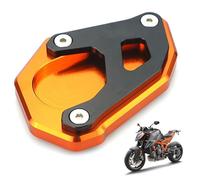 DFFMQSJ Compatibile con KTM 1290 1050 1190 ADV Moto Cavalletto Piede Lato Stand Estensione Pad, Lega di Alluminio Moto Cavalletto Piede Piastra Allargare Extender Piastra di Supporto Accessori
