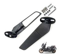 DFFMQSJ Compatibile con Yamaha XMAX300 Xmax 300 2023 2024 specchietto retrovisore moto regolabile 360 gradi ruota posteriore moto