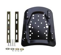 DFFMQSJ Portapacchi universale per moto, copertura piastra in ferro, scatola posteriore per piccoli scooter, ripiano fisso, portapacchi, accessori, facile installazione, nero, 1 set