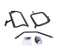 DFFMQSJ Supporto per borse da sella per moto, doppio portapacchi, compatibile con VOGE 525 DSX 2019-2024, supporto laterale stabile, supporto per il montaggio bagagli nero (19-23)