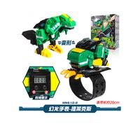 (dfgfdg 08)Mini Servizio Segreto Super Dinosauro Potenza Deformazione Orologio Trasformatore per Bambini