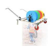 DFGHNBVC Carrello per Bobine di Filo, Portacavi con Ruote, Distributore Mobile per Avvolgitubo per Avvolgitori di Cavi Paracord, 35X30X67Cm