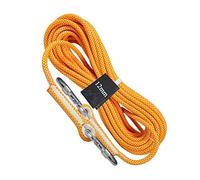 DFGHNBVC Corda Ausiliaria Multifunzionale per Lavori Aerei in Poliestere da 12 Mm, Attrezzatura per Esterni, Corda A Caduta Rapida, Resistente all'Usura, Tensione 3200 kg, Giallo 12 Mm X 20 M