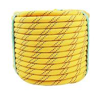 DFGHNBVC Corda di Nylon Multifunzionale per Esterni, Corda di Legatura Ausiliaria in Poliestere per Lavori Aerei, Forza di Trazione 1500 kg, Giallo 20 M