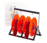 DFGHNBVC Distributore di Bobine di Filo, Porta-Corda, Ognuno Funziona in Modo Indipendente, Ripiano per Cavi per Corde, Avvolgitori di Paracord, 47 X 44 X 30 Cm