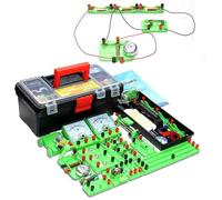 DFGHNBVC Kit di Base per Esperimenti di Elettricità Fisica E Apprendimento dei Circuiti Elettrici.