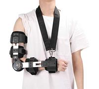 DFGHNBVC Tutore per Gomito Rom Articolato con Cinturino di Supporto per Recupero da Infortunio, Tutore Stabilizzatore per Gomito Regolabile, Fissazione per Frattura del Gomito Unisex, Sinistro