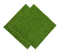DFGRGRV Erba Artificiale 10 Pz 30x30 cm Prato Artificiale Prato Simulato Falso Muschio Falso Tappeto Erboso Piccola Corte Paesaggio Scena Layout Decorazione Pianta Decor