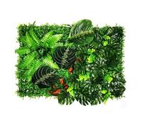 DFGRGRV Erba Artificiale Pianta Artificiale Muro Prato Fiore Finto Decorazione Nozze for Forniture domestiche(Style15)