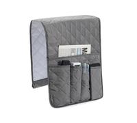 DFGRGRV Organizer Divano Organizer for braccioli for Divano Dotato di Cinque Tasche e Borsa portaoggetti sospesa for telecomandi TV e cellulari(A4)