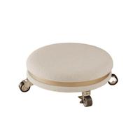DFGRGRV Sgabello Con Ruote Sgabello Soft Bou on ruote Piccolo sgabello con rotelle Poggiapiedi compatto Comodo