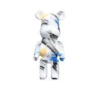 DFGUINXKU Figurina scultura da terra con orso in blocchi Bearbrick da 50 cm for la casa con scultura giocattolo dal design salvadanaio Regali per ragazzi e ragazze