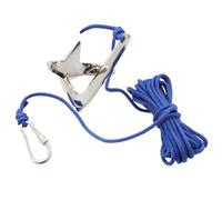 DfhcegrAA Ancora ad Artiglio con Corda da 5 m in Acciaio Inossidabile 316 Compatibile con Il gommone per Canoa Kayak da Barca Stile Bruce