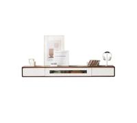 DFHS46JK Mobile multimediale Supporto TV sospeso, mobile montato a parete, mensole sospese per il soggiorno(Bianco,M)