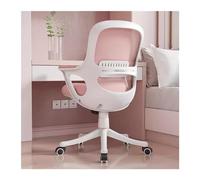 DFHS46JK Sedie direzionali ergonomiche Sedia da Scrivania con Schienale Alto e Seduta Scorrevole for Uomo Donna per l'ufficio(Pink)