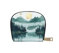 DFJMASFKOL Floral Mandala Card Pack Mandala Seamless Pattern Borsa in pelle Colorato Floreale Portafoglio Frequent Drivers - Pedaggio e Gas Card Organizer 9X11CM, A3, 9X11CM