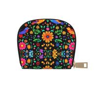 DFJMASFKOL Floral Mandala Card Pack Mandala Seamless Pattern Borsa in pelle Colorato Floreale Portafoglio Frequent Drivers - Pedaggio e Gas Card Organizer 9X11CM, a13, 9X11CM