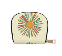 DFJMASFKOL Floral Mandala Card Pack Mandala Seamless Pattern Borsa in pelle Colorato Floreale Portafoglio Frequent Drivers - Pedaggio e Gas Card Organizer 9X11CM, A26, 9X11CM