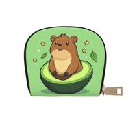 DFJMASFKOL Highland Cows Card Pack Baby Highland Cows Borsa in pelle mucche portafoglio frequent driver - pedaggio e gas card organizer 9 x 11 cm, A22., 9X11CM