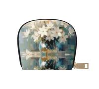 DFJMASFKOL Highland Cows Card Pack Baby Highland Cows Borsa in pelle mucche portafoglio frequent driver - pedaggio e gas card organizer 9 x 11 cm, A28, 9X11CM