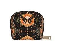 DFJMASFKOL Orange Ghosts Card Pack Cute Halloween Spooky Leather Bag Cartoon Ghosts Wallet Gamers - Arcade e Gift Card Case 9X11CM, A33, 9X11CM