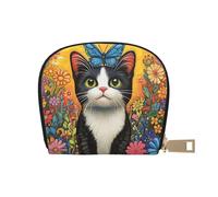 DFJMASFKOL Rainbow Stripes Card Pack Rainbow Glitter Leather Bag Rainbow Wallet Frequent Flyers - Carta d'imbarco e porta carte di viaggio 9X11CM, A8., 9X11CM