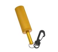 DFJOENVLDKHFE 1 PC in Lega di Alluminio for Immersioni subacquee Segnale sonaglio agitatore Rumore subacqueo con Gancio rapido Girevole a 360°(Golden)