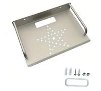 DFJOENVLDKHFE Mensola da Parete Universale Regolabile for proiettori, TV, Console, dispositivi multimediali, Router(Silver)
