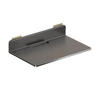 DFJOENVLDKHFE Mensola da Parete Universale Regolabile for proiettori, TV, Console, dispositivi multimediali, Router(Black L)