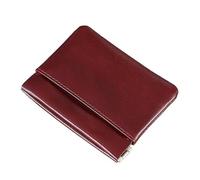 DFJOENVLDKHFE Portamonete for donna e uomo, tieni le tue monete organizzate con un comodo portamonete, perfetto for quando sei in giro(Burgundy)