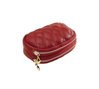 DFJOENVLDKHFE Portamonete for donna e uomo, tieni le tue monete organizzate con un comodo portamonete, perfetto for quando sei in giro(Burgundy)