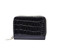 DFJOENVLDKHFE Portamonete for donna e uomo, tieni le tue monete organizzate con un comodo portamonete, perfetto for quando sei in giro(Black)