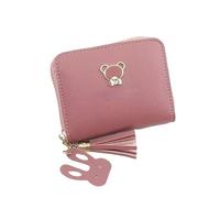 DFJOENVLDKHFE Portamonete for donna e uomo, tieni le tue monete organizzate con un comodo portamonete, perfetto for quando sei in giro(Pink)