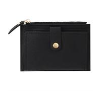 DFJOENVLDKHFE Portamonete for donne e uomini, tieni le tue monete organizzate con un comodo portamonete, perfetto for quando sei in giro(Black)