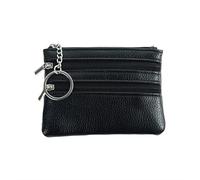 DFJOENVLDKHFE Portamonete for donne e uomini, tieni le tue monete organizzate con un comodo portamonete, perfetto for quando sei in giro(Black)