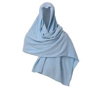 DFJOENVLDKHFE Sciarpa da Pirata Vintage, Cappuccio Medievale, Mantello, Cosplay di Halloween, Medioevo, Mantello con Spalla(Sky Blue)